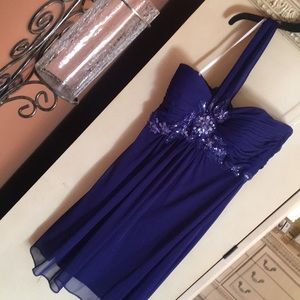 Beaded and float cocktail dress